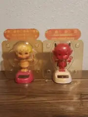 Solar Powered Dancing Red Devil Cupid Sun Catcher Bobble Head Valentine’s Day