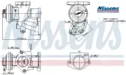 EGR GAS RECIRCULATION VALVE NIS98476 NISSENS I