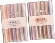 MINAOLULUS 12Pcs Portable Art Markers Multi Function Highlighter Pens for Household and School Use Assorted Pastel Colors Comfortable Grip for Easy Highlighting and Note Taking