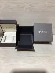 TAG Heuer Watch Display Storage Case Box Only Dark Brown