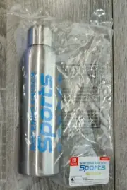 NEW Nintendo Switch Sports Steel Water Bottle In Original Bag Limited Edition !