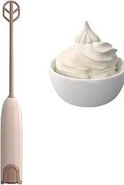 Handheld Mixer – Battery Operated Hand Mixer | Portable Electric Blender, Lightweight Multifunctional Handheld Electric Mixer For Mixing Eggs, Milk, Matcha, Cocoa, Nutrition & Protein Powders