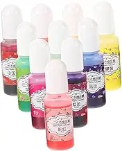 CORHAD Epoxy Resin Colorant 10pcs Black Dye Pigment Decorative Resin Pigment for Crafts
