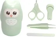 Toyvian 1 Set Nail Care Grooming with Nail Scissors Travel Case for Newborns Bright Color Cute Design Shower Moms