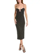 Bardot Aisha Diamante Midi Dress