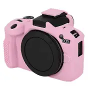 Compatible For Canon EOS R50 Silicone Protective Case Soft Anti-collision Camera Cover Pink