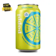 Sparkling Prebiotic Soda Beverage with Apple Cider Vinegar, Seltzer Water and Fr