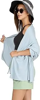 [VENVSBEE] Shawl Wraps For Women UPF 50+ UV Sun Protection Summer Shawl Lightweight Cooling Travel Scarf Beach Cover Up