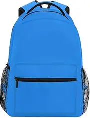 [GAIGEO] Indigo Blue Camouflage Backpack School, Versatile Kids Backpack Boys with Name Tag, 15L, Adjustable Straps, S