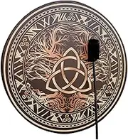 Lesunbak Shaman Drum With Drum Stick, Shaman Drum, Sound Healing Tool For Spiritual Music, Chakra Balance, Reflection And Meditation, For Music Lovers