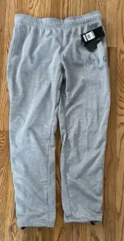And 1 Tech Fleece Basketball Pants Slim Fit Sleet Heather Gray Size L NWT