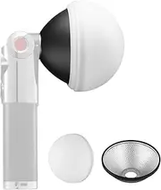 LM-R28 Silicone Dome Reflector Diffuser for Godox Lux Master Retro Camera Flash