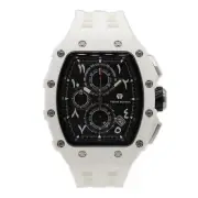 TSAR BOMBA TB8204QA White Elemental Series Quartz Analog White