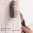 Heavy-duty Grout Cleaner Brush Floor Stain Scrubbing Tool with Ergonomic