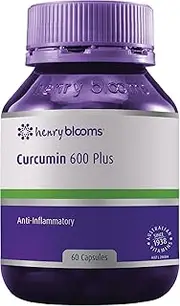 Henry Blooms Curcumin 600 Plus with BioP 60 Capsules