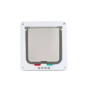 Flap Door Screen 4-Way Safe Lockable Pet Cat Dog