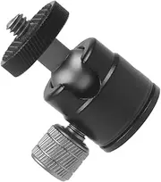 Angoily Universal Car Phone Holder Mount Action Camera Quad Mount Clamp Camera Mount Tripod Handle Grip Clamps Car Phone Mount Tripod Phone Mount Phone Clamp Ball Aluminum Alloy Black