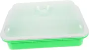 Parliky 1 Set Sprouting Container Set with Cover Greenhouse Microgreens Tray and Potting Tray for Plants for Starting Flowers Fruits and Vegetables Gardens