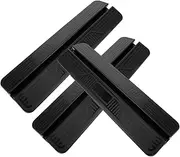 HOMOBABE 3Pcs Door Sill Ramp for Durable Slip Threshold Ramp for Safety Easy Installation Dog Fence Accessory for Home Use Suitable for Indoor Use