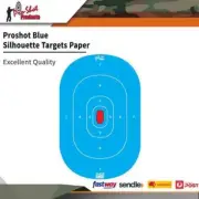 Proshot 12x18 Silhouette Target Paper Excellent Quality Blue #silh-intp-blue-8pk