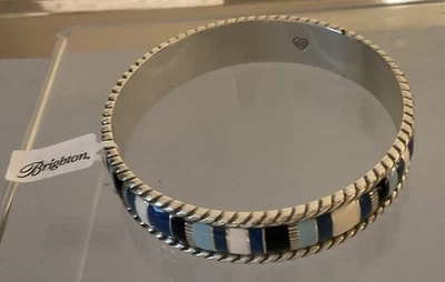 JUST SO STRIKING! NWT BRIGHTON CABANA BLUES BANGLE BRACELET MSRP: $48