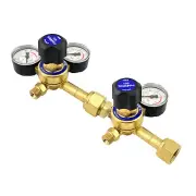 Harris 601 Dual CO2 Regulator - Home brew Beer Kegs - 2 Each