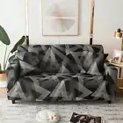 Elastic Geometry Plaid Non-slip Stretch Slipcover Couch Cover L-Shape Armchair