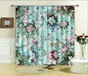 3D Flowers 645 Blockout Photo Curtain Printing Curtains Drapes Fabric Window AU