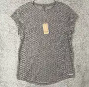 Patagonia Women's Ridge Flow Shirt Tank Top Black S Small Open-Back -- NWT
