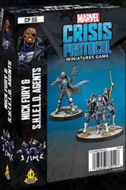 Marvel Crisis Protocol Miniature - Nick Fury JR and Shield Agents