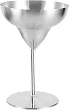 FUNNETOYU Stainless Steel Cocktail Cup Set Red Wine Drinking Goblet Metal Wine Cup for Parties Wedding Anniversary Festivals