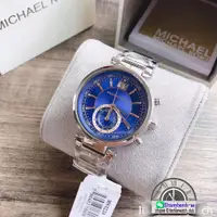 在飛比找蝦皮購物優惠-K6224 Michael Kors sawyer 藍色錶盤