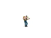 N10413 Noch OO/HO Gauge One Man Band 3D Master Figure