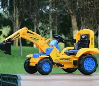 在飛比找樂天市場購物網優惠-電動挖掘機玩具兒童遙控挖掘機可坐可騎大號電動挖土機 LX 全