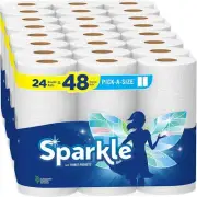Toallas De Papel Sparkle Pick-a-size, 24 Rollos Dobles