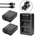 2X DMW-BLC12 Battery +DUAL Charger Panasonic DMC-FZ2000 G5 G6 G7 G85 GH2 GX8