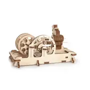 81pc UGears Pneumatic Engine Mechanical DIY Kit Wooden 3D Puzzle/Model Set 14+