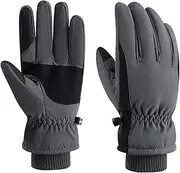 [HAMKVBPR] Men's Gloves Winter Thick Touch Screen Gloves for Men's Skiing and Outdoor Work Winter Warm Gloves