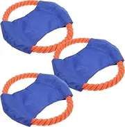 3pcs Pet Throwing Disc Dog Train Plate Throwing Toy for Puppy Wear-Resistant Dog Toy Multi-use Puppy Plaything Multi-use Dog Toy Pet Dog Train Plaything Portable Dog Toy