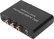 HDMI ARC Audio Extractor with 192KHz Multi-Output, Optical Coaxial 3.5mm Audio Converter for TV Soundbar Amplifier