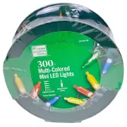 300 Count Multi Colored Christmas Mini LED Lights Bulb Tree Decor INDOOR/OUTDOOR