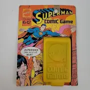 Vintage 1971 Superman Mattel Unopened Sealed Comic Game *Package damage*