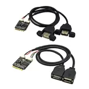 Multi Purpose WIFI Key to USB Adapter, Expand PC with 2 USB 2.0