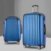 Wanderlite 2 Set Luggage 20-28 Inch with Zipper Lock Carry On Hard Shell Travel
