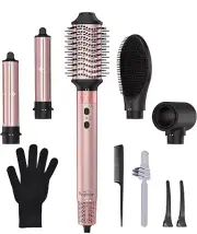 Brightup Hair Dryer Brush with 110,000 RPM High-Speed Negative Ionic Blow Dryer,