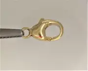 11.5mm MEDIUM 18k Solid Yellow Gold Fancy Designer Lobster Chain Trigger Clasp
