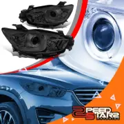 2PCS OE STYLE SMOKED HOUSING PROJECTOR HEADLIGHT LAMPS FOR 2013-2016 MAZDA CX5 (for: Mazda)