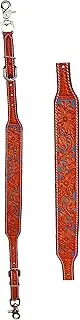 CHALLENGER Western Tack Floral Tooled Leather Wither Breast Collar Strap 10504