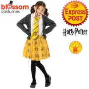 CK2560 Harry Potter Hufflepuff Tutu Skirt Girls Child Costume Hogwarts Book Week