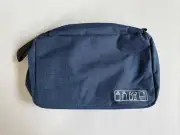 Toiletry Bag Multiple Compartments 3-Sections 8.5"x5.5"x3.5" Dark Blue NEW